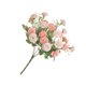thumbnail image 5 of Bewildely Ramo de claveles artificiales, decoración de flores familiares, decoración de flores de simulación, ramo de flores falsas de seda para fiesta Flores artificiales champán PC 1 Bewildely HA6616-01B, 5 of 6