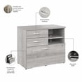 thumbnail image 6 of Hybrid Office Storage Cabinet with Drawers in Platinum Gray - Engineered Wood, 6 of 11