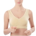 thumbnail image 1 of facefd Soutien-Gorge de Sport Sans Armatures Sans Coutures pour Femme Fille Respirant Rehausseur Yoga Course Haut, 1 of 5