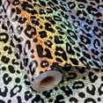 thumbnail image 1 of Rollo de papel de regalo metálico con estampado de leopardo Yarcony, 43 x 10 m, 1 of 7