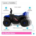 thumbnail image 4 of Carro Montable Eléctrico Moto Cuatrimoto Nino Tek-388 Azul, 4 of 4