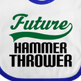 thumbnail image 4 of Inktastic Future Hammer Thrower Boys Baby Bib, 4 of 4