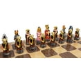 thumbnail image 6 of Cats Vs Dogs Animal Painted Chess Set With 17" Rustic Color Board, 6 of 8