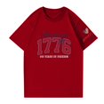 thumbnail image 3 of GIPQJK Usa Shirt Women Oversize American Flag Shirts Patriotic 4th Of July Shirts Crew Neck Short Sleeve Loose Fit Summer Blouse Tops,Red 4XL, 3 of 4