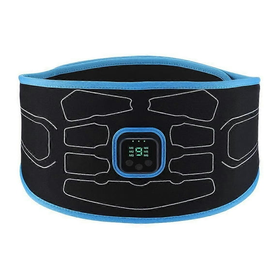 Smart EMS Abdominal Trainer Muscle Stimulator Body Shaping Fitness Vibration Belt Slimming Belt Electric Weight Loss Unisex