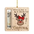 thumbnail image 1 of Fiudx Adorno Navideño para Billetera, Diseño Único de Madera, Exquisita Ranura para Tarjetas, Decoración Festiva, Regalo de Navidad Perfecto para Familiares y Amigos, Incluye 1 Billetera Decorativa., 1 of 5