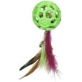 thumbnail image 3 of JW Pet Cataction Feather Ball Toy with Bell - Interactive and Durable Cat Toy, 3 of 3