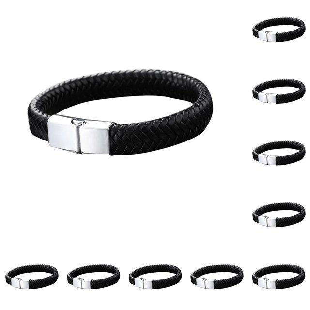 Guardurnaity trenzada para hombre, joyería de mano exquisita informal con cierre trenzado, brazalete envolvente personalizado de una sola capa, Type1 NO1 Guardurnaity CBP220849