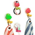 thumbnail image 3 of Farfi Cute Animal Silicone Toothbrush Holder Bathroom Wall Hanger Sucker Hook Stand (Cow), 3 of 13