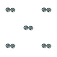 thumbnail image 3 of Minnieouse Pendientes Llamativos Gotas para los oídos Galvanoplastia fina Incrustaciones de diamantes de imitación Pendientes Magnífico regalo Verde mixto 5piezas, 3 of 6