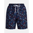 thumbnail image 5 of Fourth of July Men's & Big Men's Americana Swim Trunks from Way to Celebrate, 7" Inseam, Sizes S-3XL, 5 of 5