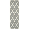 thumbnail image 2 of SAFAVIEH Cambridge Raleigh Geometric Wool Runner Rug, Dark Gray/Ivory, 2'6" x 10', 2 of 8