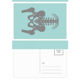 thumbnail image 1 of Set cumpleaños gracias tarjeta postal correo lado 20pcs, 1 of 3