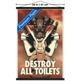 thumbnail image 3 of Skibidi Toilet (2023) - Titan Speakerman Destroy All Toilets Wall Poster with Magnetic Frame, 22.375" x 34", 3 of 5