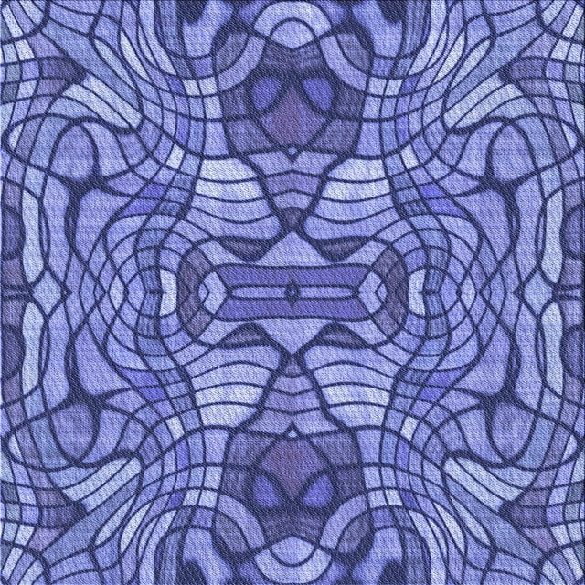 Ahgly Company Tapis d'Intérieur Lavables en Machine, Carrés de Transition Bleu Ciel, Carrés de 5'