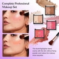 thumbnail image 3 of Kit de maquillaje Color Nymph todo en uno con funda de tren para niñas, 3 of 8