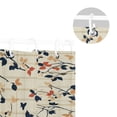 thumbnail image 5 of Yayeee Shower Curtain with Hooks 72"x72" Waterproof Fabric Bathroom Hanging Decor, Beige Leaves Plaid, 5 of 5