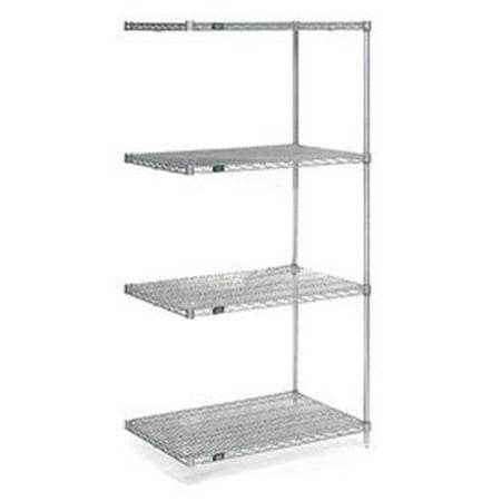 

Add-On Poly-Z-Brite Wire Shelving - Clear - 30 x 24 x 86 in.