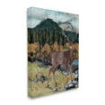 thumbnail image 2 of Stupell Deer Wildlife River Landscape Animals & Insects Painting Gallery Wrapped Canvas Print Wall Art, 2 of 5