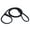 Black, variant on Soft Leather Round Slip Lead