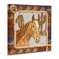thumbnail image 4 of Stupell Industries Western Desert Horse Landscape Painting Gallery Wrapped Canvas Art Print Wall Art, 17 x 17, 4 of 8