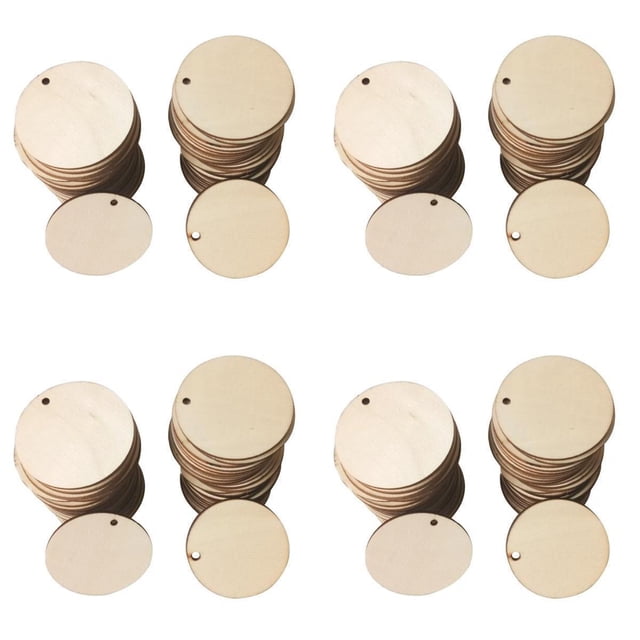 200 Piezas de Discos de Sin Terminar Piezas de Adorno Scrapbooking DIY