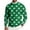 Army Green, variant on St. Patrick's Day Pullovers for Men Long Sleeve Clover Knit Sweaters Saint Patrick's Day Pullovers