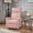 Blush, variant on Contemporary Glider Swivel Recliner - Blush Fabric, Stylish Comfort Chair Glider, Swivel, And Style Combined