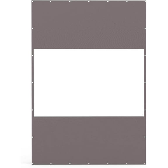 Garden Accessories Heavy Duty Outdoor Clear Panel Curtain, 18 oz Waterproof PVC Polyester Curtain, Weather Resistant & Tearproof for Patios, Gazebos, Pergolas, Privacy Screen (10'H x 7'W, Gray),Outdo