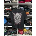 thumbnail image 1 of Y2K Style Streetwear Tee Gothic Skull Cross Print Trendy Graphic Summer T shirts Front and back printing, 1 of 6