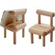 thumbnail image 1 of Soporte de madera para teléfono celular con forma de mini silla, soporte para teléfono móvil para silla pequeña, soporte universal multiángulo para teléfono móvil, base portátil para teléfono intelige, 1 of 5