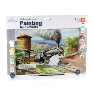 Royal Brush PAL-49 15.37 x 11.25 in. Paint By Number Kit-No. 90s Daily Run