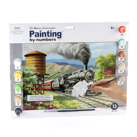 Royal & Langnickel(R) Paint By Number Kit 15.375"X11.25"-No. 90's Daily Run