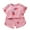 Pink, variant on Summer Outfits for Girls, Baby Girl Outfits, Children's Short Sleeve Set Baby's Summer T-shirt Two-piece Set Sports and Casual Clothes