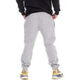 thumbnail image 4 of SWSMCLT Men's Sports Pant Snow Sweatpants Elastic Waist Lounge Joggers Casual Fleece Lined Pants Slim Fit Soft Jogger Light Grey Large, 4 of 4