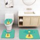 thumbnail image 1 of ABPHQTO Guitarra Música Inspirada Con Aves Florales Estilo Retro Instrumento Naturaleza Juego de alfombras de baño de 3 piezas Alfombra de baño Alfombra de contorno y tapa de inodoro ABPHQTO  Cont-CHAPPLE-22689, 1 of 2