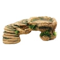 thumbnail image 3 of Yinanstore Climbing Ramp Turtle Basking Platform Grass Turtle Tank Ladder Turtle Terrace Resin Dock Aquatic Reptiles Amphibians Terrapin L, 3 of 8