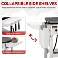 thumbnail image 3 of Royal Gourmet GB3000W 28-Inch 3-Burner Propane Gas Griddle in White, Griddle with Collapsible Side Shelves, 3 of 11