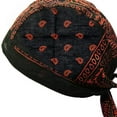 thumbnail image 3 of Gorro pirata para ciclismo, bandana, transpirable, absorbente de sudor, duradero naranja y negro, 3 of 3