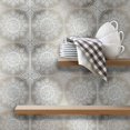 thumbnail image 4 of Paquete De 24 Azulejos De Papel Tapiz De 8 X 8 "Para Protector Contra Salpicaduras De Cocina En Diseño De Mandala Blanco. Pelar Y Pegar Los Azulejos De Papel. Placa Para Salpicaduras Apta Para Inquili, 4 of 5