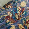 thumbnail image 6 of SAFAVIEH Blossom Tobias Floral Area Rug, Blue/Violet, 6' x 6' Round, 6 of 7