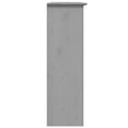 thumbnail image 3 of vidaXL Cabinet with Glass Doors BODO Grey Solid Wood Pine, 3 of 5