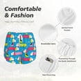 thumbnail image 6 of Lsque Color Dachshund Dog Printed Women's Running Shorts with Liner Pockets,Elastic Quick Dry Workout Athletic Gym Yoga Shorts,Womens High Waist Shorts-Small, 6 of 9