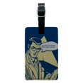 thumbnail image 1 of You're Suffering From Beer Elbow Funny Humor Rectangle Leather Luggage Card Suitcase Carry-On ID Tag, 1 of 8