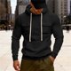 thumbnail image 1 of MHFRRA Sudadera con Capucha de Peso Pesado, Chaqueta de Trabajo para Exteriores con Bolsillo Amplio, Jersey Informal para Otoño E Invierno Negro, 1 of 7