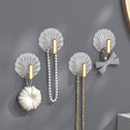 thumbnail image 5 of 8 ganchos adhesivos, ganchos para toallas de baño, ganchos para toallas de cocina, ganchos para toallas sin perforaciones, ganchos adhesivos de pared para puertas de cocina y baño (5,5*5,3*2, 5 of 5