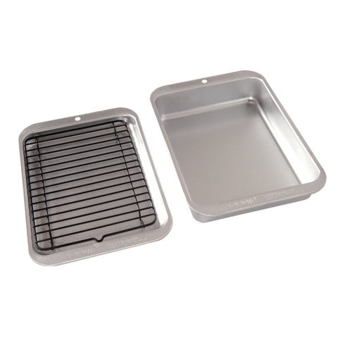 Toaster Oven Baking Pan Broiler Roasting Grill Replacement Tray Stainless Steel 