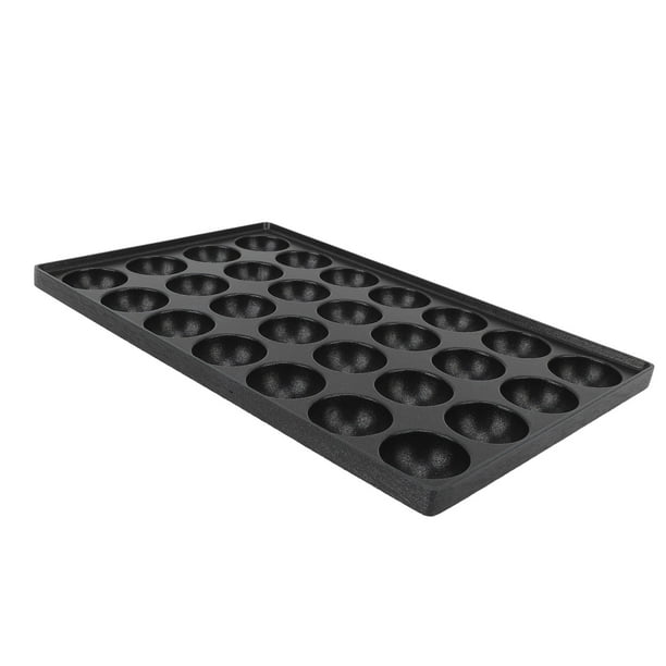 Sartén 28 Hoyos Takoyaki Fabricante de Albóndigas de Pulpo para Hornear Sartén de Cocina Antiadherente Para Pelotas de Carne Huevos de Codorniz