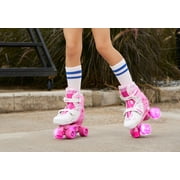 Yvolution Neon 2in1 Roller Skates Inline and Quad, Boys, Kids Skates, Size 3-6, Green and Black