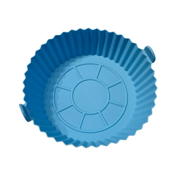 Irfora Cesta de freidora de aire reutilizable, olla de freidora de aire de silicona de fácil limpieza, reemplazo de revestimiento de silicona redondo para freidora de aire de 3L a 5L Irfora Utensilios para hornear
